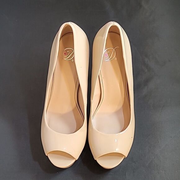 DELICIOUS PEEP TOE HIGH HEEL STILETTOS PLATFORM SHOE - Picture 4 of 16